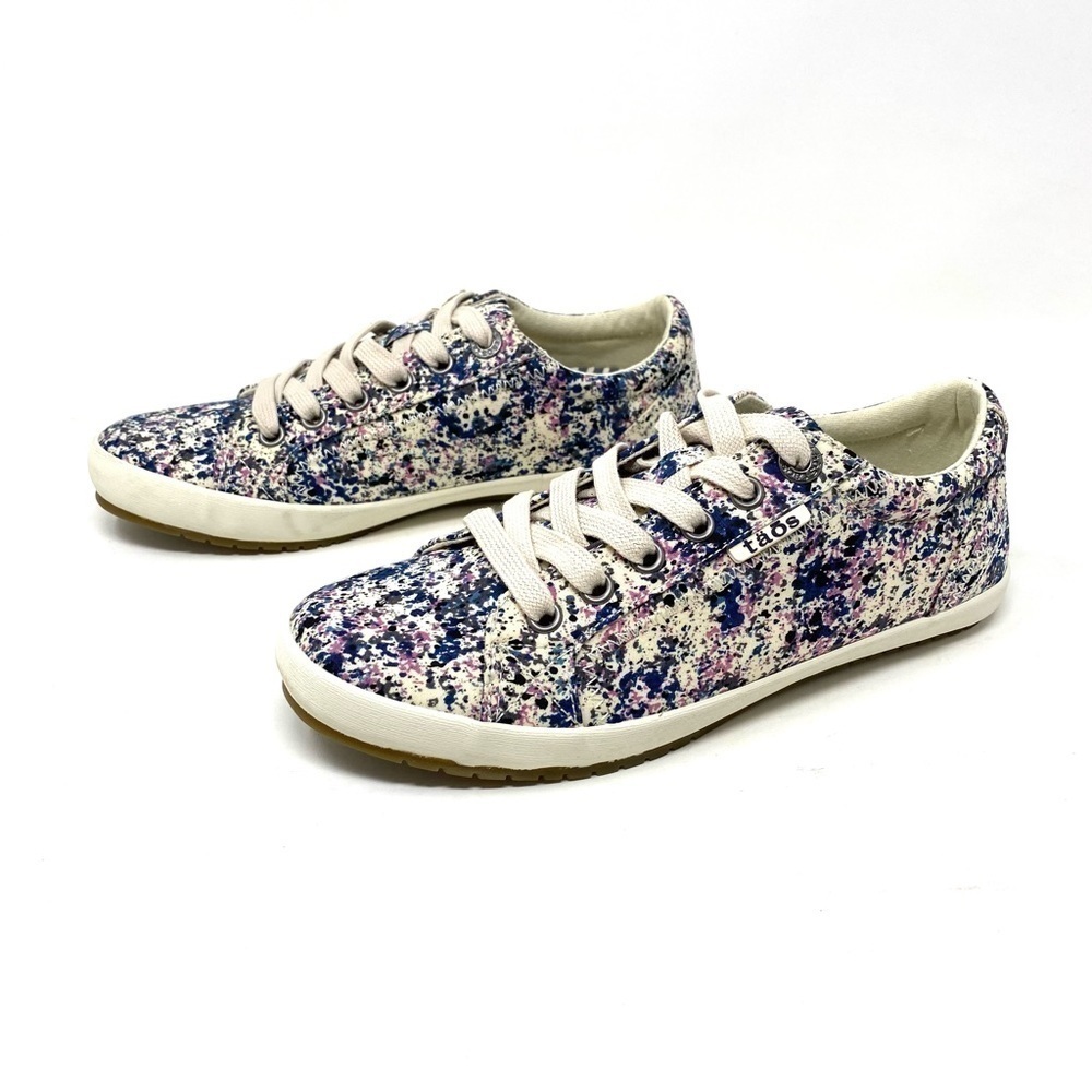 Taos Star canvas casual sneakers Navy Splash - Picture 4 of 8